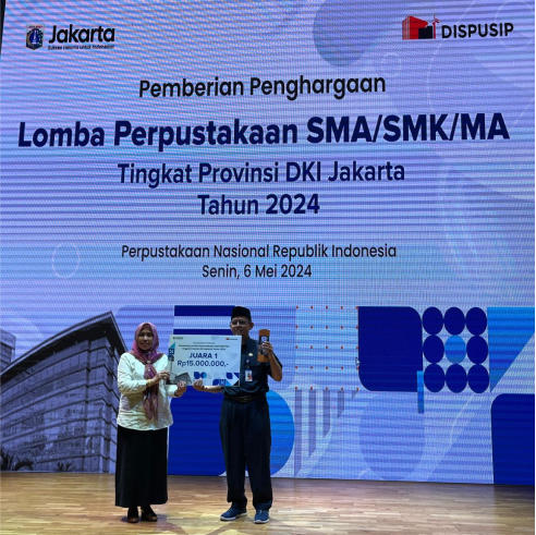 SMAN 78 Jakarta Meraih Gelar Juara 1 dalam Lomba Perpustakaan Tingkat Provinsi